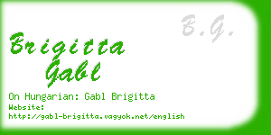 brigitta gabl business card